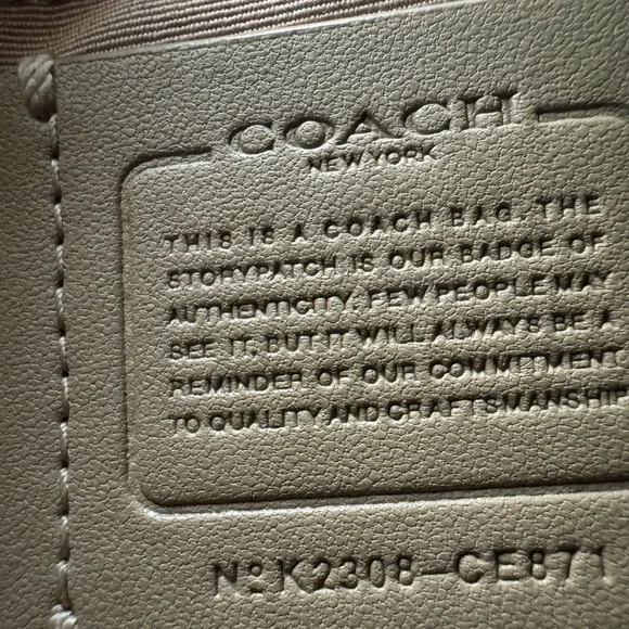 Coach  White Chalk Crossbody Bag - Picture 5 of 6